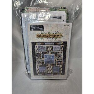 Nature'S Symphony QUILT KIT FABRIC Panel Timeless Treasures By Wing and a Prayer